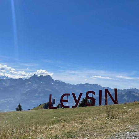 Charmant Appartement Au Vagabond Leysin Eksteriør bilde