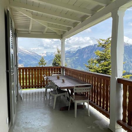 Charmant Appartement Au Vagabond Leysin Eksteriør bilde
