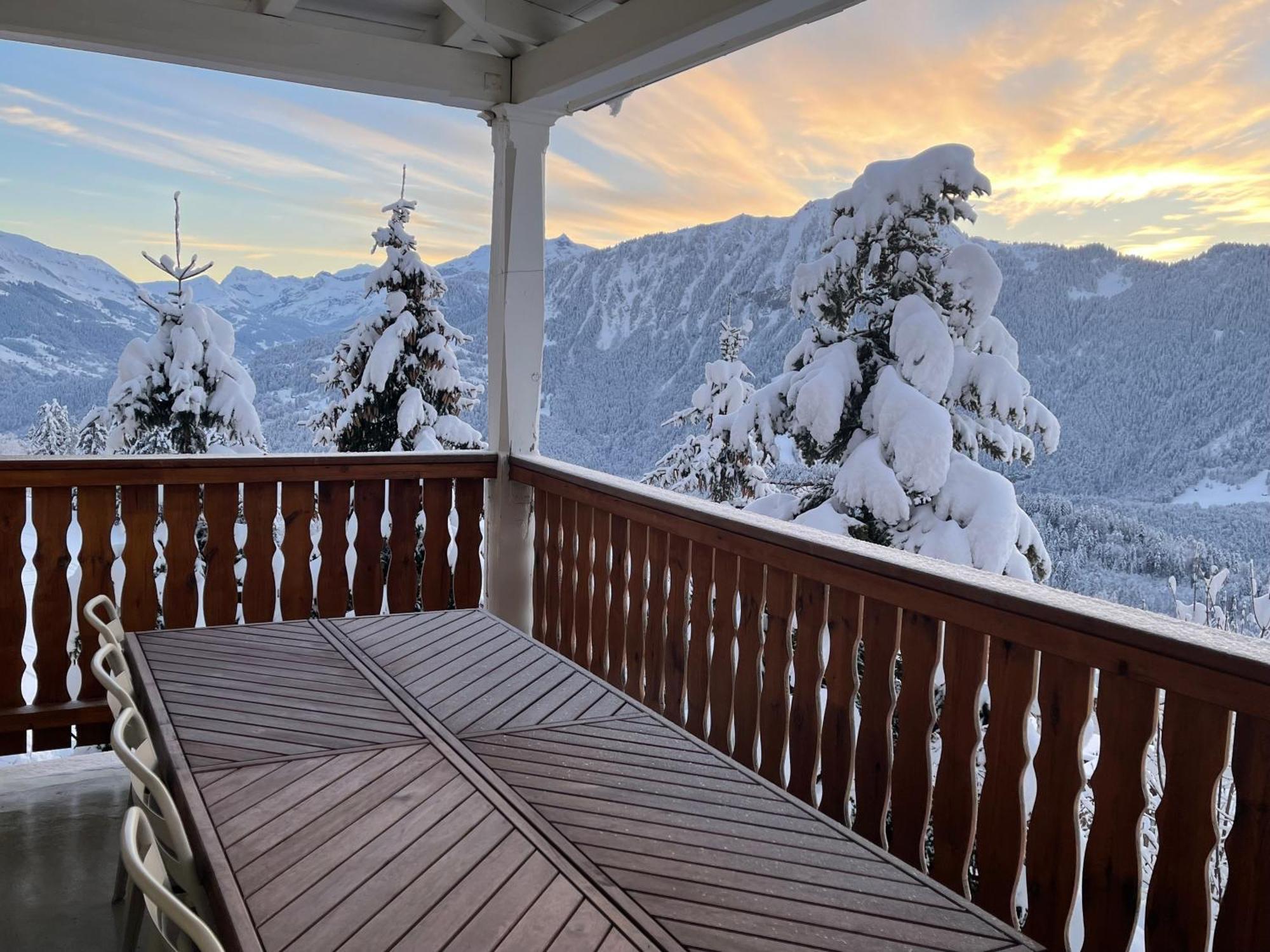 Charmant Appartement Au Vagabond Leysin Eksteriør bilde